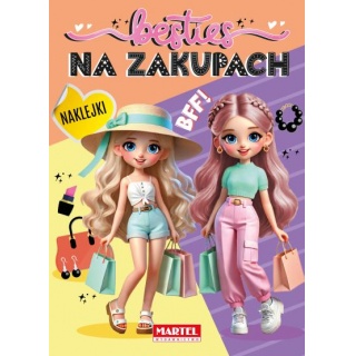 BESTIES. NA ZAKUPACH Z NAKLEJKAMI, Kolorowanki, Książeczki
