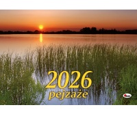 KALENDARZ 12-PLANSZOWY PEJZAŻE KA3 2026, Ścienne, Kalendarze