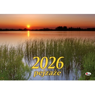 KALENDARZ 12-PLANSZOWY PEJZAŻE KA3 2026, Ścienne, Kalendarze