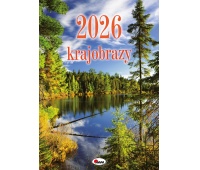 KALENDARZ 12-PLANSZOWY KRAJOBRAZY SM1 2026