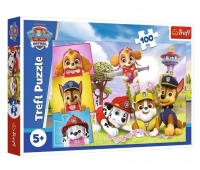 PUZZLE 100EL. NIEUSTRASZONE DZIEWCZYNY PSI PATROL!, 100 elementów, Puzzle