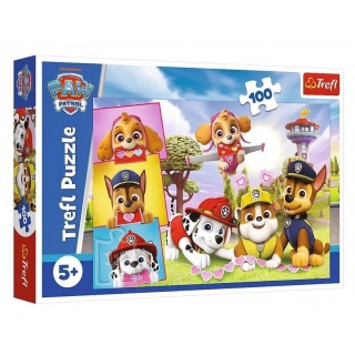 PUZZLE 100EL. NIEUSTRASZONE DZIEWCZYNY PSI PATROL!, 100 element&oacute;w, Puzzle