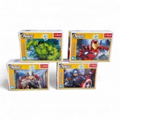 PUZZLE 54EL. MINI CURIOUS MICKEY/AVENGERS