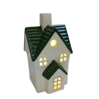 DOMEK OZDOBNY DO KOMPOZYCJI 17CM/10CM/10CM, Dekoracje, ozdoby, Art. dekoracyjne i prezentowe