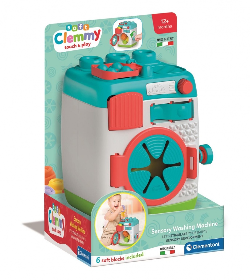 CLEMMY PRALKA SENSORYCZNA, Interaktywne, Zabawki