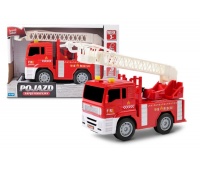 POJAZD Z NAPĘDEM FRYKCYJNYM STRAŻ POŻARNA, Pojazdy, Zabawki