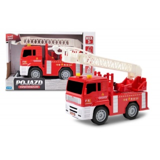 POJAZD Z NAPĘDEM FRYKCYJNYM STRAŻ POŻARNA, Pojazdy, Zabawki