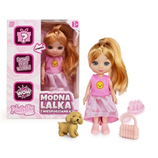 LALKA NATALIA Z AKCESORIAMI 17CM 1900, Lalki, Zabawki