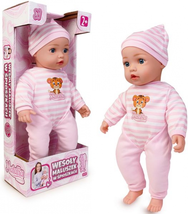LALKA NATALIA BOBAS FUNKCYJNY 43CM 4369, Lalki, Zabawki