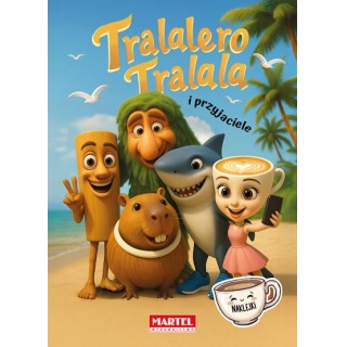 TRALALERO TRALALA I PRZYJACIELE Z NAKLEJKAMI, Kolorowanki, Książeczki