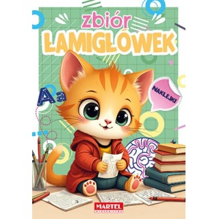 ZBIÓR ŁAMIGŁÓWEK Z NAKLEJKAMI, Kolorowanki, Książeczki