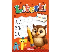 LITERKI Z NAKLEJKAMI