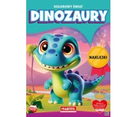KOLOROWY ŚWIAT. DINOZAURY Z NAKLEJKAMI KOLOROWY ŚWIAT. DINOZAURY Z NAKLEJKAMI