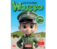 KOLOROWANKA WOJSKO Z NAKLEJKAMI