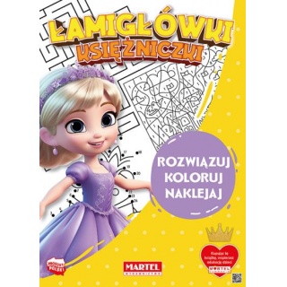 ŁAMIGŁÓWKI KSIĘŻNICZKI Z NAKLEJKAMI, Edukacyjne, Książeczki