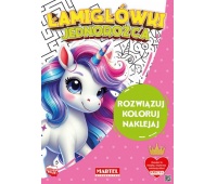 ŁAMIGŁÓWKI JEDNOROŻCA Z NAKLEJKAMI