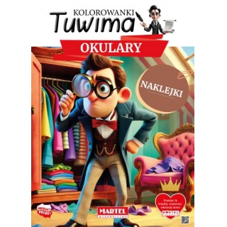 KOLOROWANKI TUWIMA. OKULARY Z NAKLEJKAMI, Kolorowanki, Książeczki