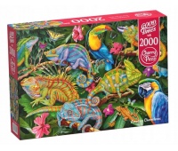PUZZLE 2000 CHERRYPAZZI AMAZING CHAMELEONS, 2000 elementów, Puzzle