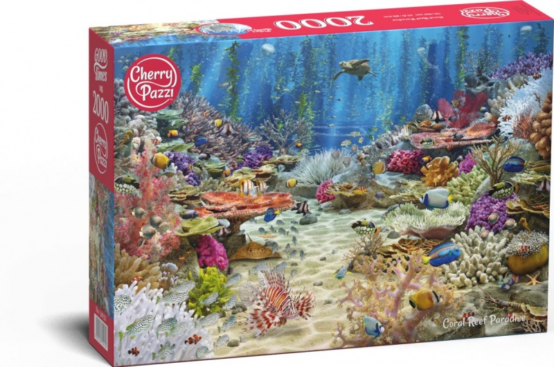 PUZZLE 2000 CHERRYPAZZI CORAL REEF PARADISE, 2000 element&oacute;w, Puzzle