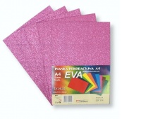 PIANKA EVA BROKAT RÓŻOWA A4 /5/, Pianki, gąbki, Art. kreatywne