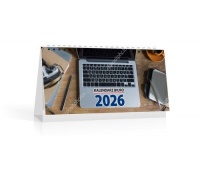 KALENDARZ BIURKOWY POZIOMY 2026