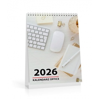 KALENDARZ BIURKOWY PIONOWY OFFICE 2026, Biurkowe, Kalendarze