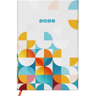 KALENDARZ A5 GRASSO DZIENNY 2026, Dzienne, Kalendarze