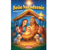 BOŻE NARODZENIE SZOPKA Z NAKLEJKAMI