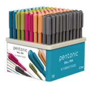 Display of ball pens LINC Pentonic Colors, ball size 0.7mm, writing line width 0.3mm, display 100 pcs, color mix