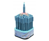 Display of ball pens LINC Pentonic Frost, ball size 0.7mm, writing line width 0.3mm, 100 pcs, color mix