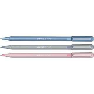 Długopis LINC Pentonic Frost, śr. kulki 0,7mm, gr. linii 0,3mm, niebieski, Długopisy, Artykuły do pisania i korygowania