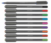 Długopis LINC Pentonic, śr. kulki 1,0mm, gr. linii 0,5mm, brązowy, Długopisy, Artykuły do pisania i korygowania