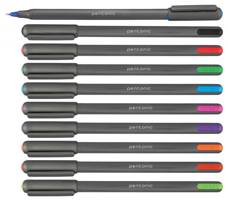 Ball pen LINC Pentonic, ball size 1.0mm, writing line width 0.5mm, brown