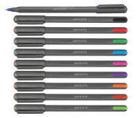 Długopis LINC Pentonic, śr. kulki 1,0mm, gr. linii 0,5mm, jasny niebieski, Długopisy, Artykuły do pisania i korygowania