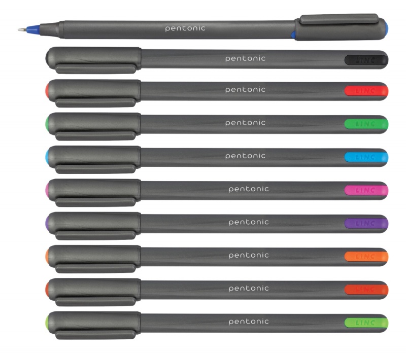 Ball pen LINC Pentonic, ball size 1.0mm, writing line width 0.5mm, light green