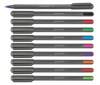 Długopis LINC Pentonic, śr. kulki 1,0mm, gr. linii 0,5mm, pomarańczowy, Długopisy, Artykuły do pisania i korygowania