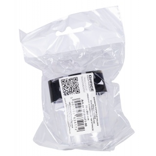 Pojemnik magnetyczny na spinacze OFFICE PRODUCTS, okrągły, pusty, transparentny, Przyborniki na biurko, Drobne akcesoria biurowe