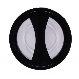 Pojemnik magnetyczny na spinacze OFFICE PRODUCTS, okrągły, pusty, transparentny, Przyborniki na biurko, Drobne akcesoria biurowe