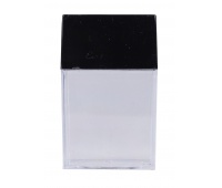 Magnetic clip holder OFFICE PRODUCTS, rectangular, empty, transparent