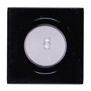 Pojemnik magnetyczny na spinacze OFFICE PRODUCTS, prostokątny, pusty, transparentny, Przyborniki na biurko, Drobne akcesoria biurowe