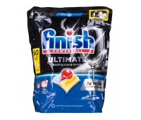 Tabletki do zmywarki FINISH Ultimate All in One, 60 szt., lemon, Środki czyszczące, Artykuły higieniczne i dozowniki