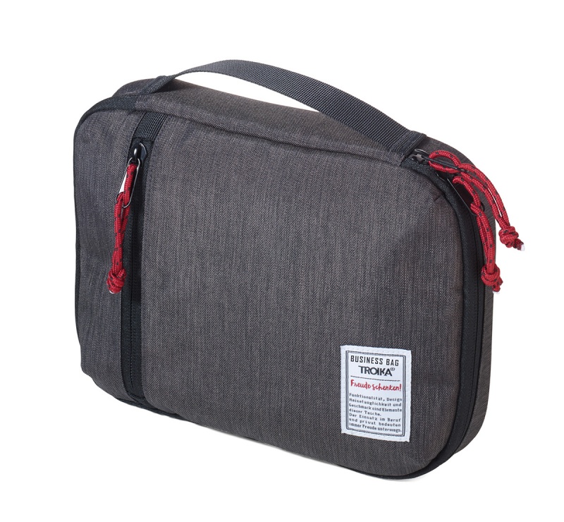 Organizer TROIKA Business Tech Pouch, na akcesoria, szary, Ekskluzywne, Gadżety