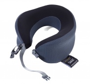 Poduszka TROIKA Business Travel Pillow, w etui, czarno-szary, Ekskluzywne, Gadżety