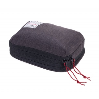 Poduszka TROIKA Business Travel Pillow, w etui, czarno-szary, Ekskluzywne, Gadżety