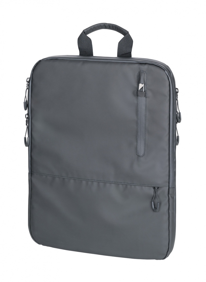 Plecak na laptopa TROIKA Black Expandable, 16", czarny, Ekskluzywne, Gadżety