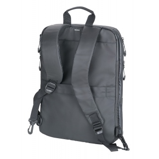 Plecak na laptopa TROIKA Black Expandable, 16", czarny, Ekskluzywne, Gadżety