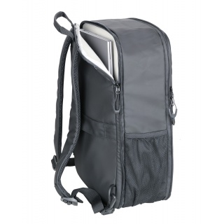 Plecak na laptopa TROIKA Black Expandable, 16", czarny, Ekskluzywne, Gadżety
