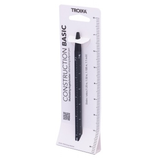 Długopis wielozadaniowy TROIKA Construction Basic, czarny, Długopisy, Artykuły do pisania i korygowania
