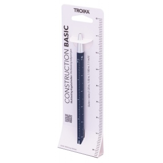 Długopis wielozadaniowy TROIKA Construction Basic, niebieski, Długopisy, Artykuły do pisania i korygowania