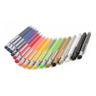 Długopis wielozadaniowy TROIKA Construction, zielony neonowy, Długopisy, Artykuły do pisania i korygowania